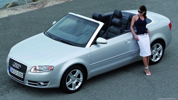 Audi & Girl Wallpaper